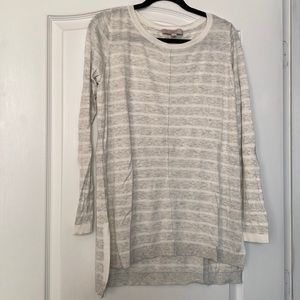 Long striped sweater